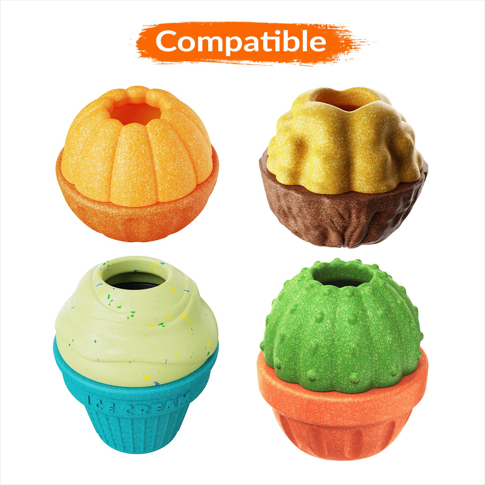 Amazon.com : KADTC Dog Lick Toy Freezer Treat Inserts (6-Pack